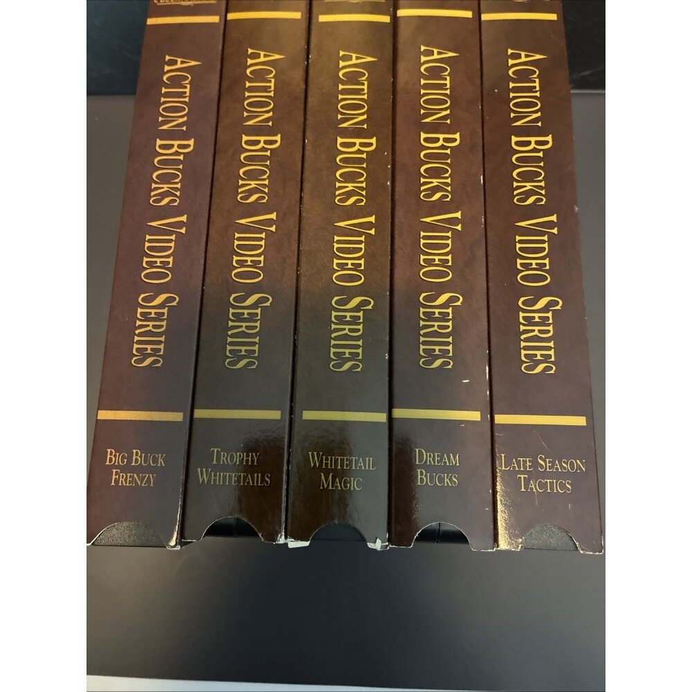 Buckmasters Action Bucks Video Series VHS Hunting Whitetail Lot